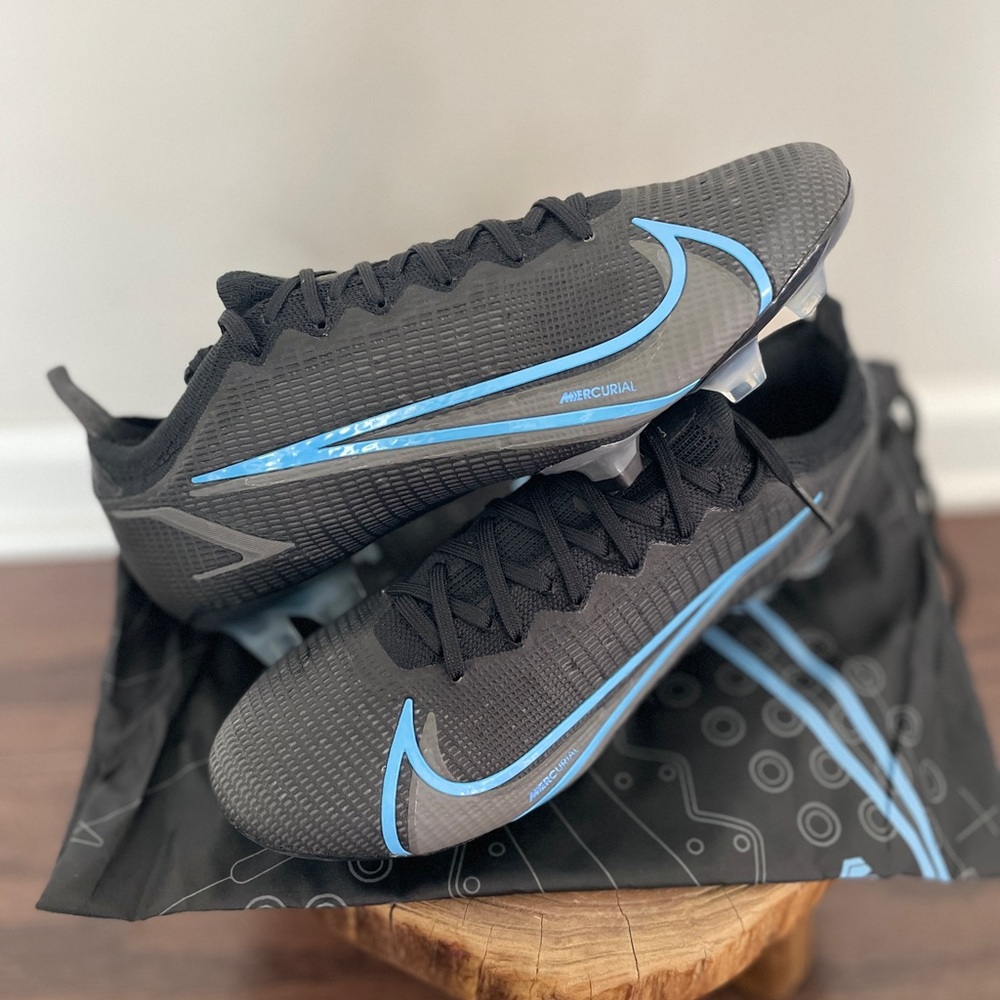 Nike Mercurial Vapor 14 Elite Black Soccer Cleats Futbol FG